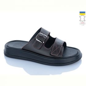Шлепанцы Sali 10 шоколад к чор-п.