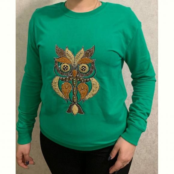 Свитер Red Hat clothes 0127 green Свитер Red Hat clothes 0127 green
