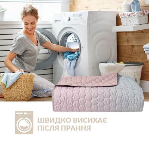 Покрывало на кровать Silhouette 220x240 IDEIA двухстороннее прочная стежка ткани антиаллергенное Покрывало на кровать Silhouette 220x240 IDEIA двухстороннее прочная стежка ткани антиаллергенное