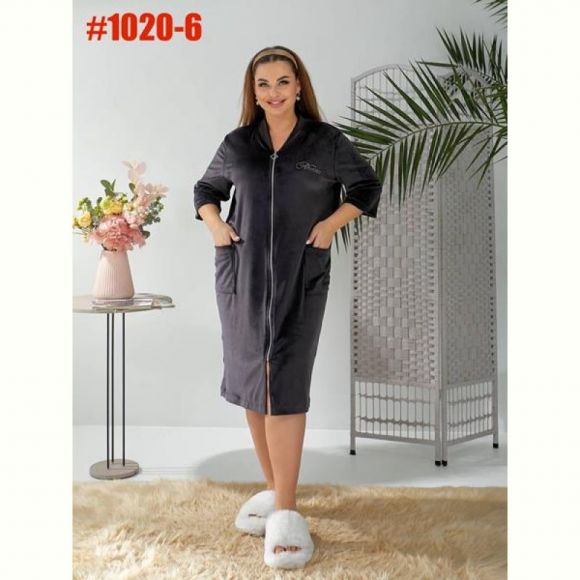 Халат Romeo life 1020-6 grey Халат Romeo life 1020-6 grey