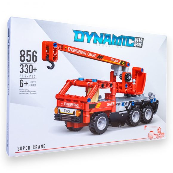 G305574-856 Конструктор машина дитячий кран 360 деталей G305574-856 Конструктор машина дитячий кран 360 деталей