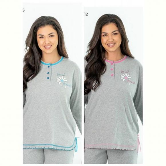 Пижама Vehuiah VH91 grey-l.blue
