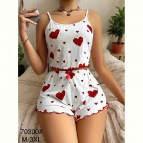 Пижама Fili Wear 70300 white-red