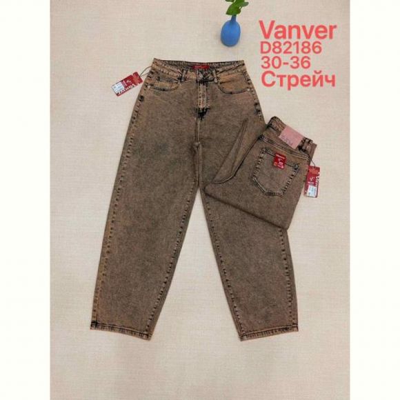 Джинсы Vanver D82186 brown Джинсы Vanver D82186 brown