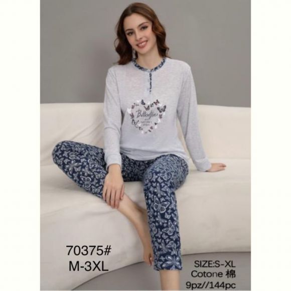 Пижама Brilliant B70375 grey