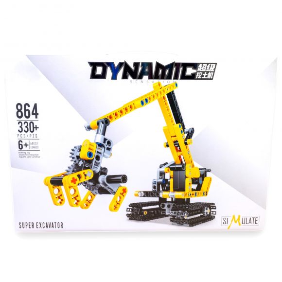 864 Конструктор кран Dynamic 330деталей 864 Конструктор кран Dynamic 330деталей