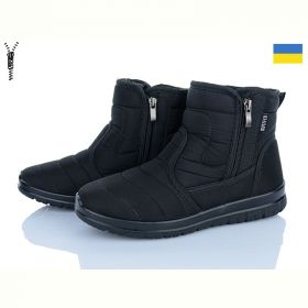 Ботинки Lvovbaza Progress 5202 дві зм.чорний