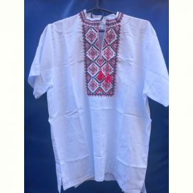 Вышиванка Кузя 036 white