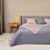 Покрывало на кровать двустороннее 220х240 см IDEIA Silhouette + 2 декоративные подушки 50х50 см с вышивкой, стёганый комплект