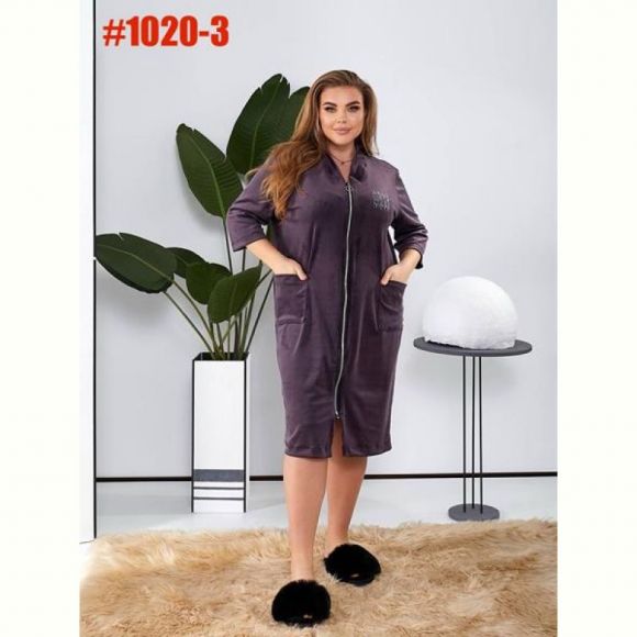 Халат Romeo life 1020-3 d.grey Халат Romeo life 1020-3 d.grey