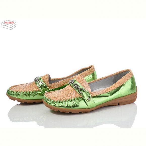 Мокасины Demur 1009-22 green