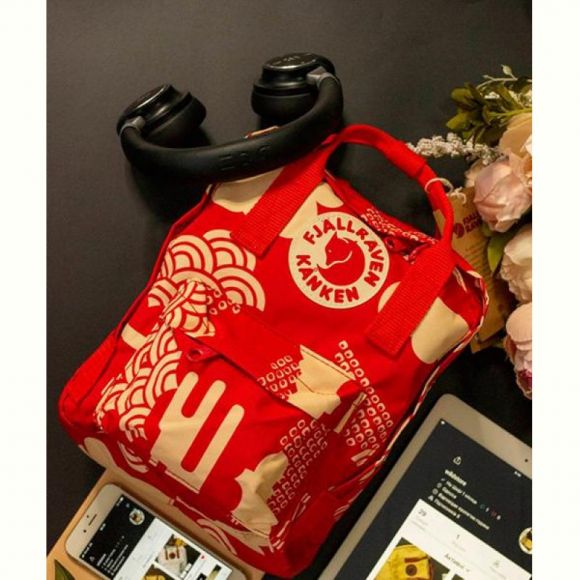 Рюкзак Luna-bag 23610-7L red-beige