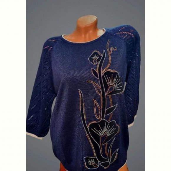 Свитер Julia JL1028 navy