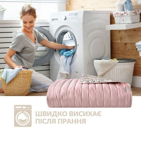 Покрывало на кровать 240х260 см Люкс IDEIA двухстороннее, прочная стежка ткани, антиаллергенное волоконо пудра Покрывало на кровать 240х260 см Люкс IDEIA двухстороннее, прочная стежка ткани, антиаллергенное волоконо пудра