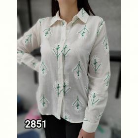Рубашка MMC clothes 2851 white-green