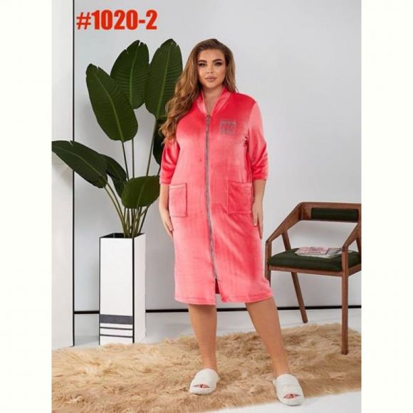Халат Romeo life 1020-2 coral Халат Romeo life 1020-2 coral