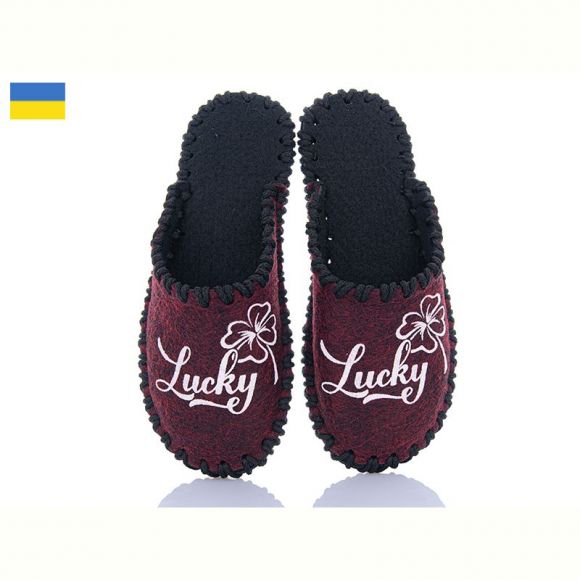 Тапочки Vends 182W бордовий