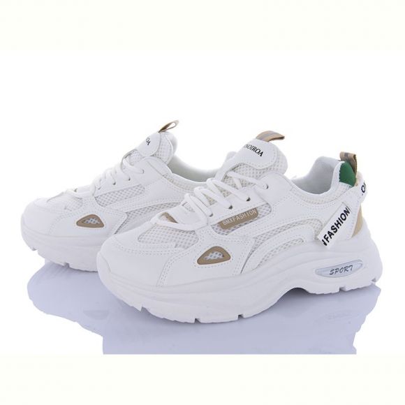 Кроссовки Violeta 149-60 white-beige