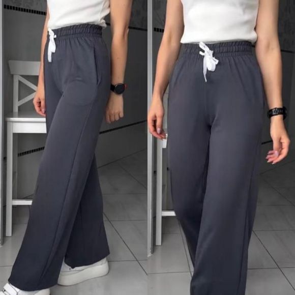 Штаны спорт Sport style 10481 d.grey