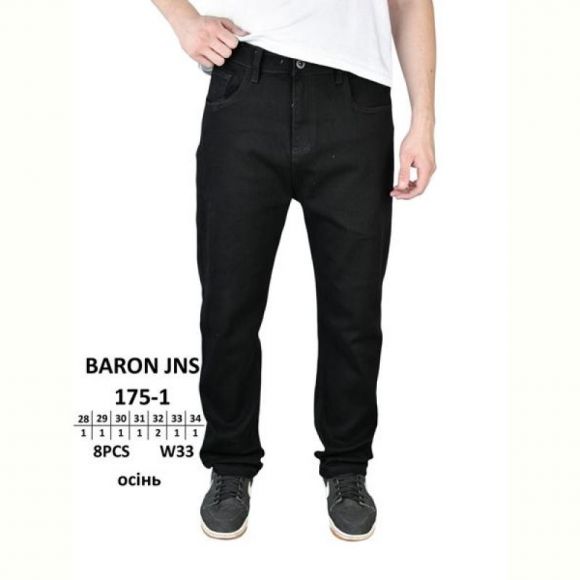 Джинсы Baron Jeans 175-1 black Джинсы Baron Jeans 175-1 black