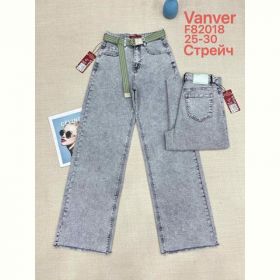 Джинсы Vanver F82018 l.grey