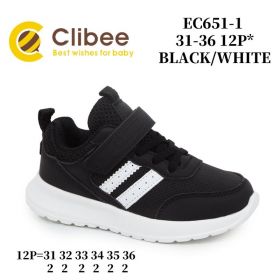 Кроссовки Clibee A-EC651-1 black-white