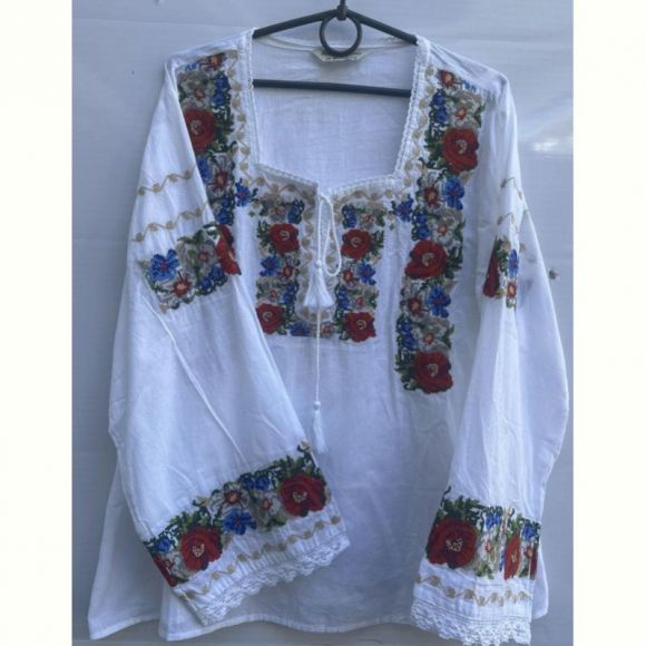 Вышиванка Кузя 019 white Вышиванка Кузя 019 white