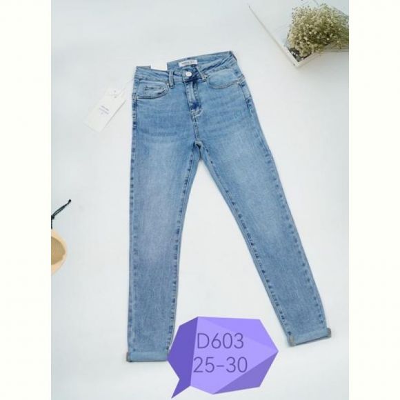 Джинсы NewJeans D603 l.blue Джинсы NewJeans D603 l.blue
