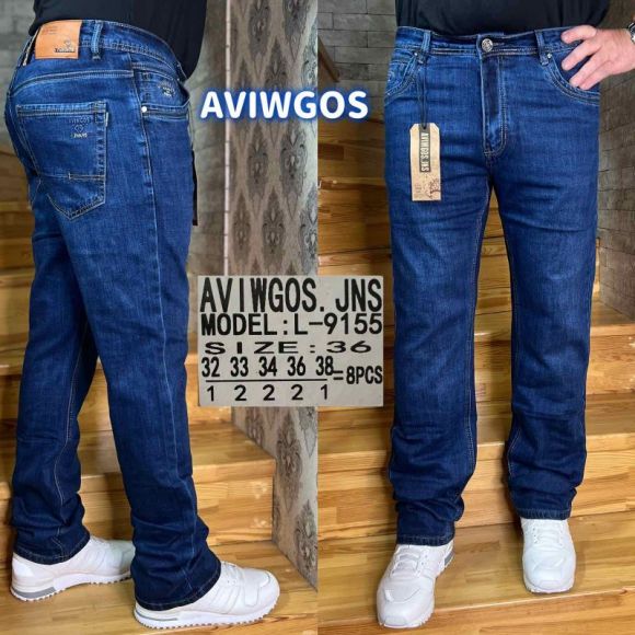 Джинсы God Baron L-9155 blue